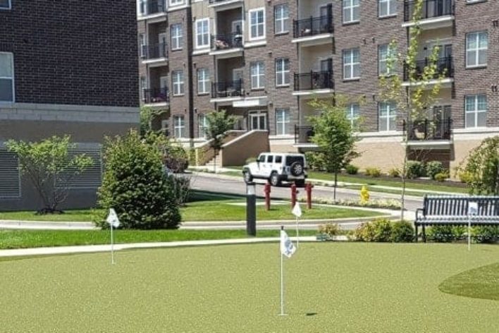 Residential Putting Green Artificial Grass Installation 2